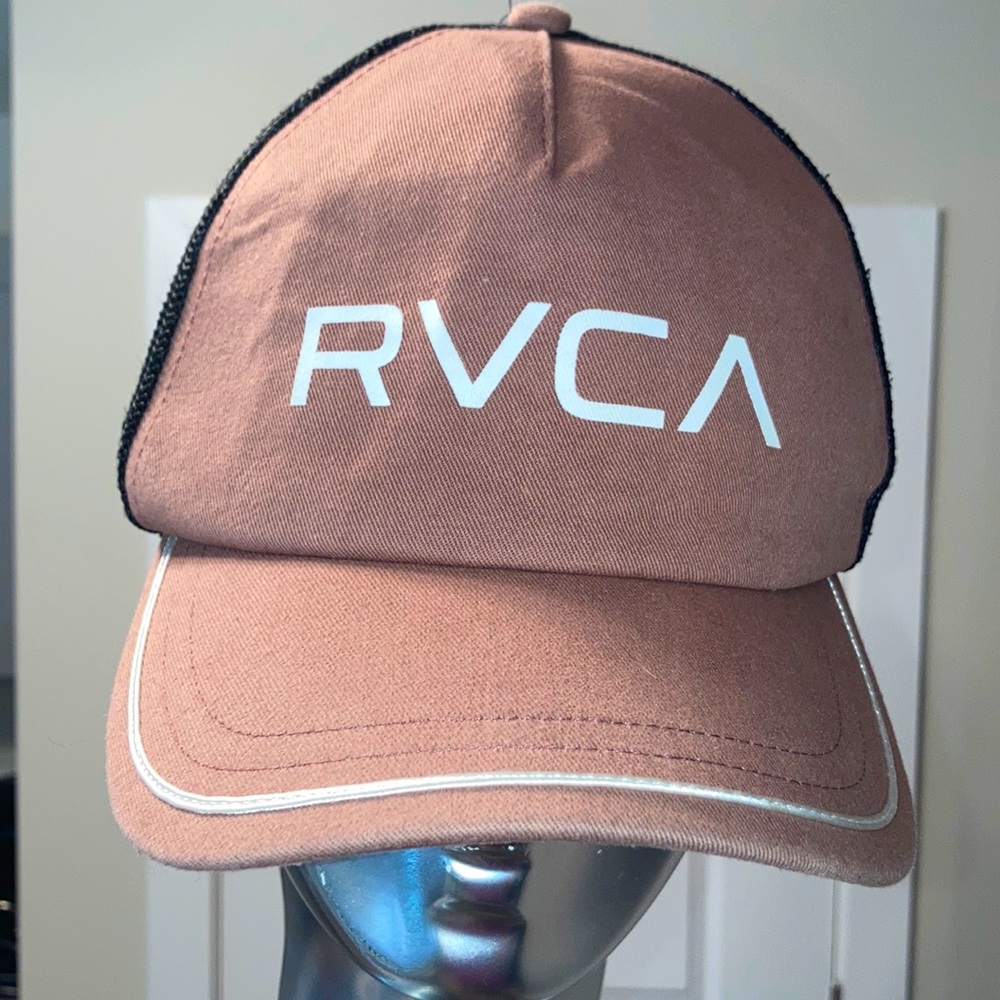 RVCA Hat Mauve Mesh Back